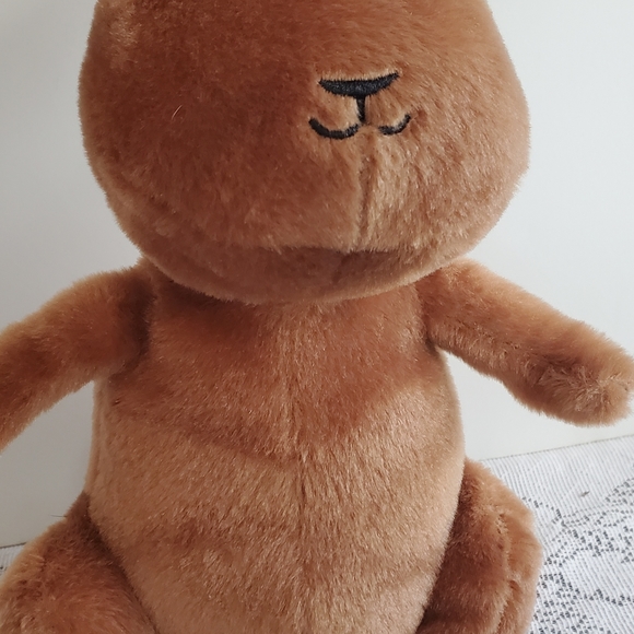 Brown Bunny Rabbit Going On An Egg Hunt Stuffed Plush 13” Kohls Cares Easter - Picture 3 of 5